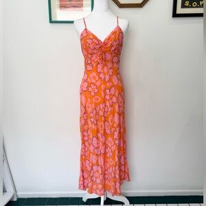 Faithfull The Brand Shayna Midi Dress in Paraiso